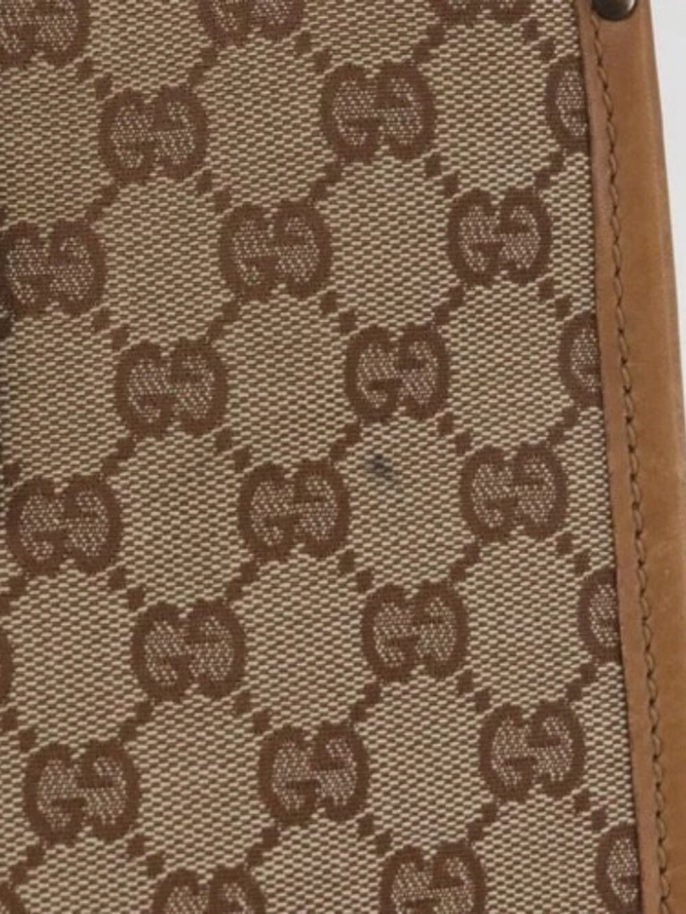 GUCCI GG Canvas Shoulder Bag Beige Gold 110292 Auth 182469 - Picture 2 of 16
